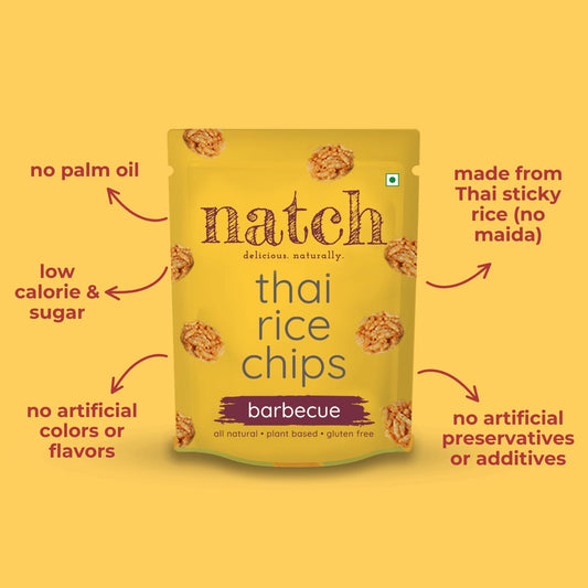 thai rice chips - barbecue (small pack - 25g)