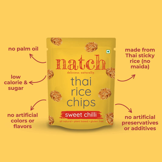 thai rice chips - sweet chilli (small pack - 25g)