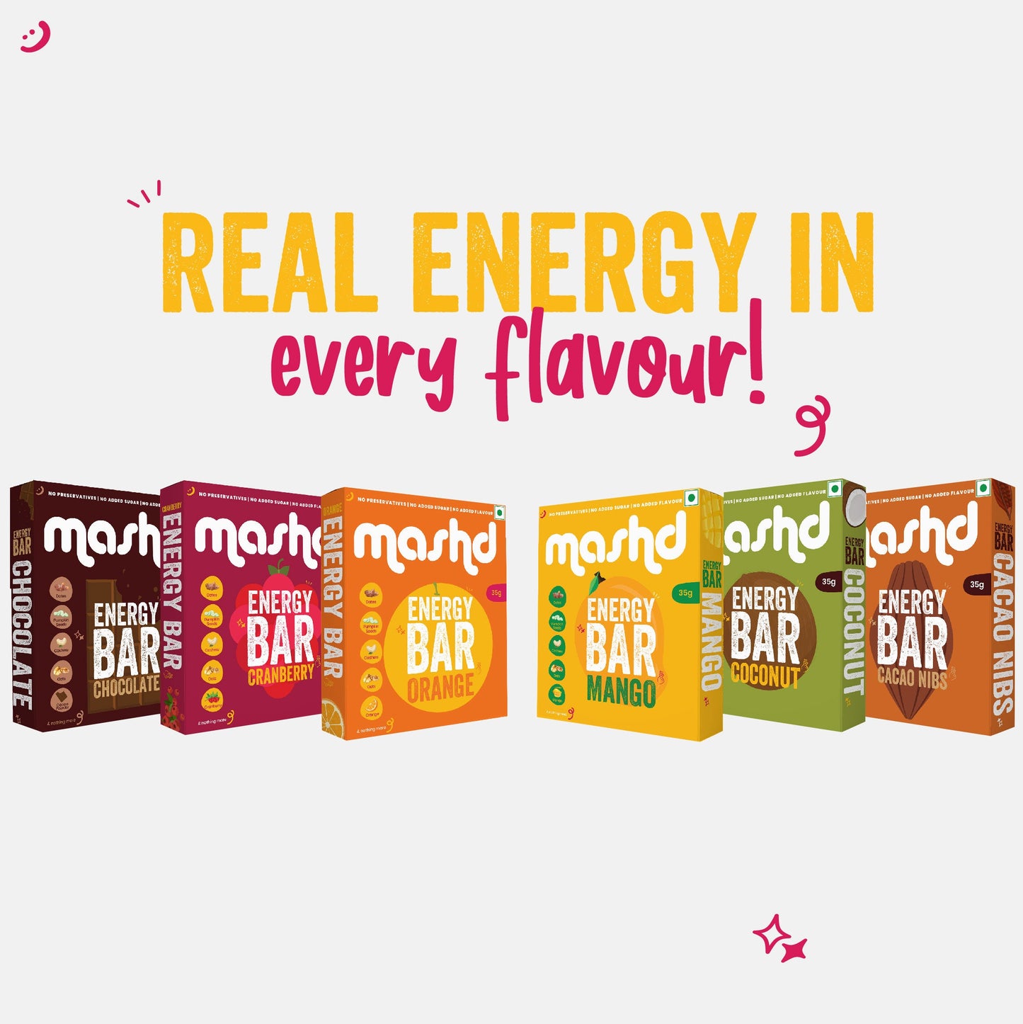 Mashd Fruity Pack Energy Bar