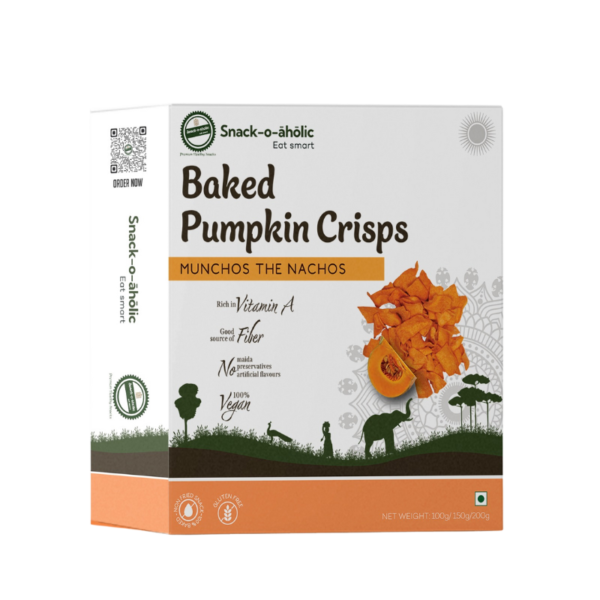 Baked Pumpkin Crisps pack