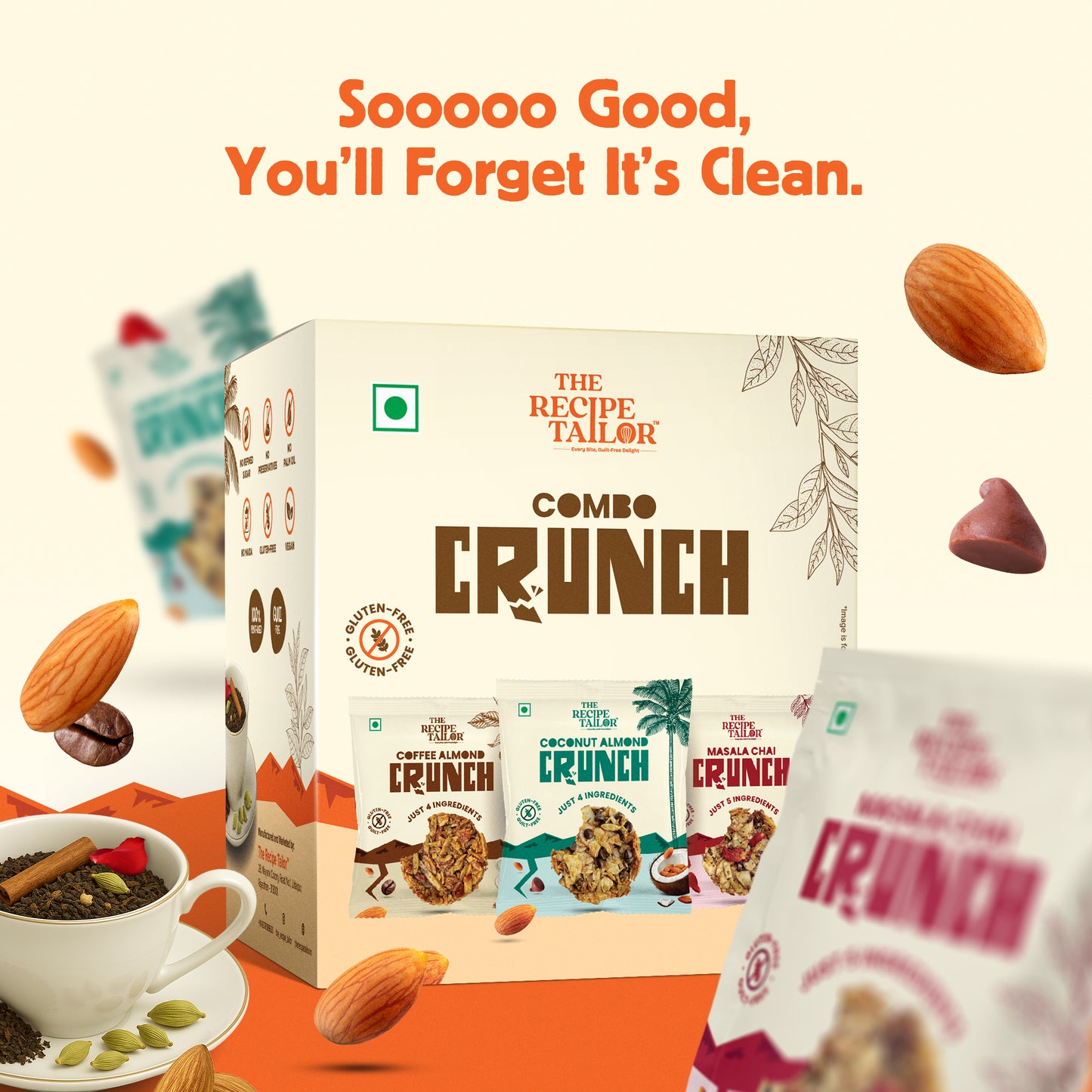 The Recipe Tailor Combo Almond Crunch