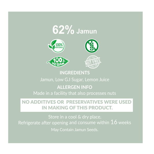 Jamun Preserve (Diabetic-friendly)