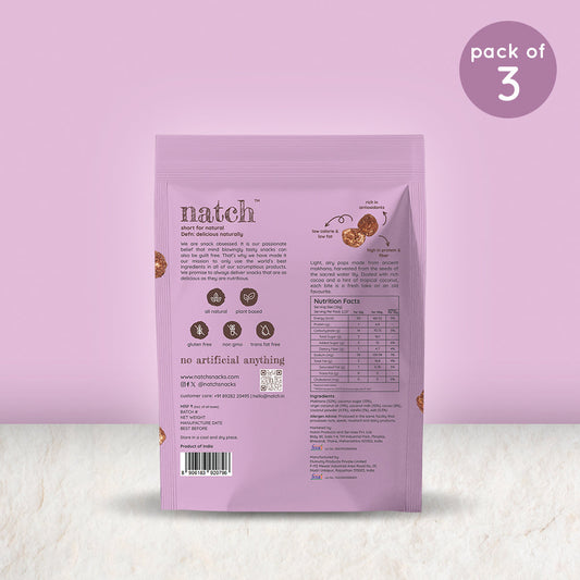 popped water lily - coconut cocoa (pack of 3 - 45g)