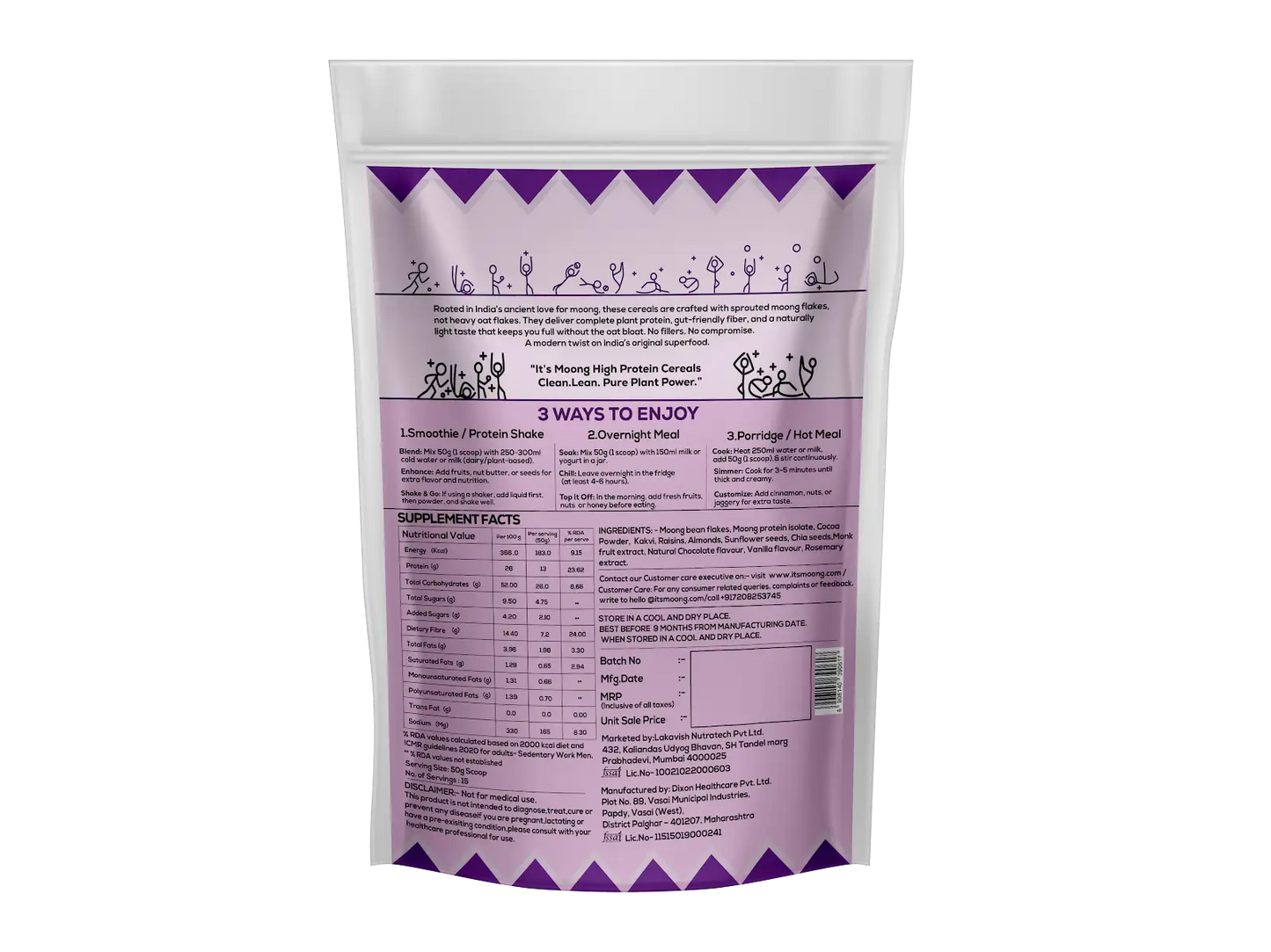 It's Moong High Protein Cereal - Belgian Chocolate