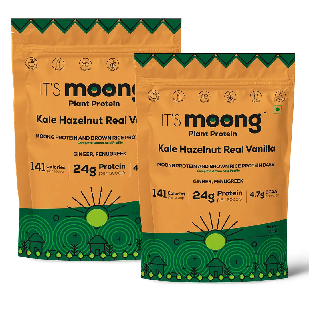 It's Moong Mung Bean & Brown Rice Isolate Protein - Kale Hazelnut Vanilla
