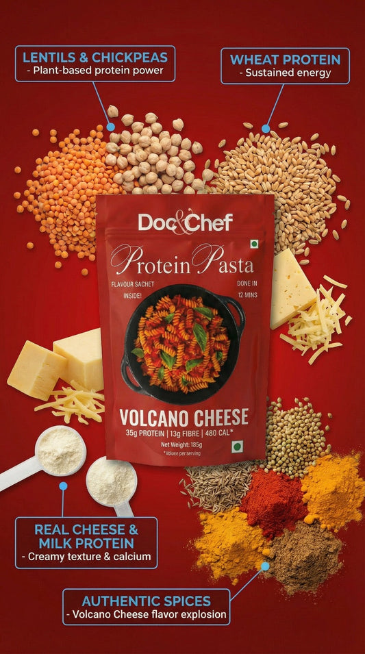 Volcano Cheese - High Protein Pasta