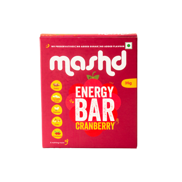 Mashd Cranberry Energy Bar
