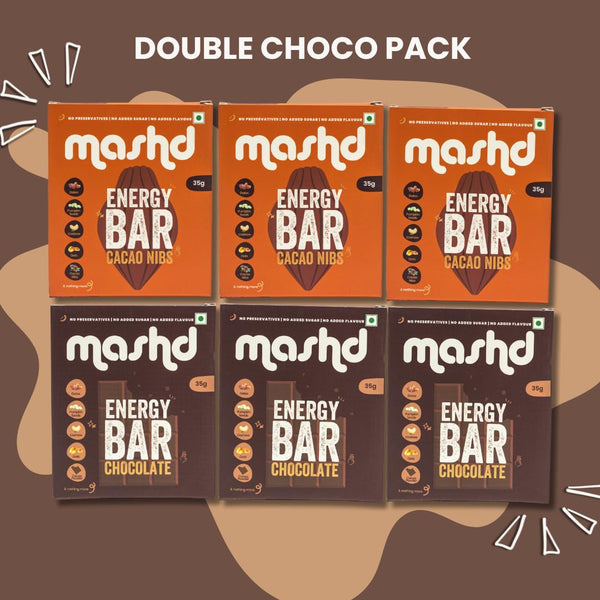 Mashd Double Choco Pack Energy Bar
