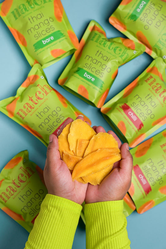 thai mango slices - variety pack (small pack - 60g)