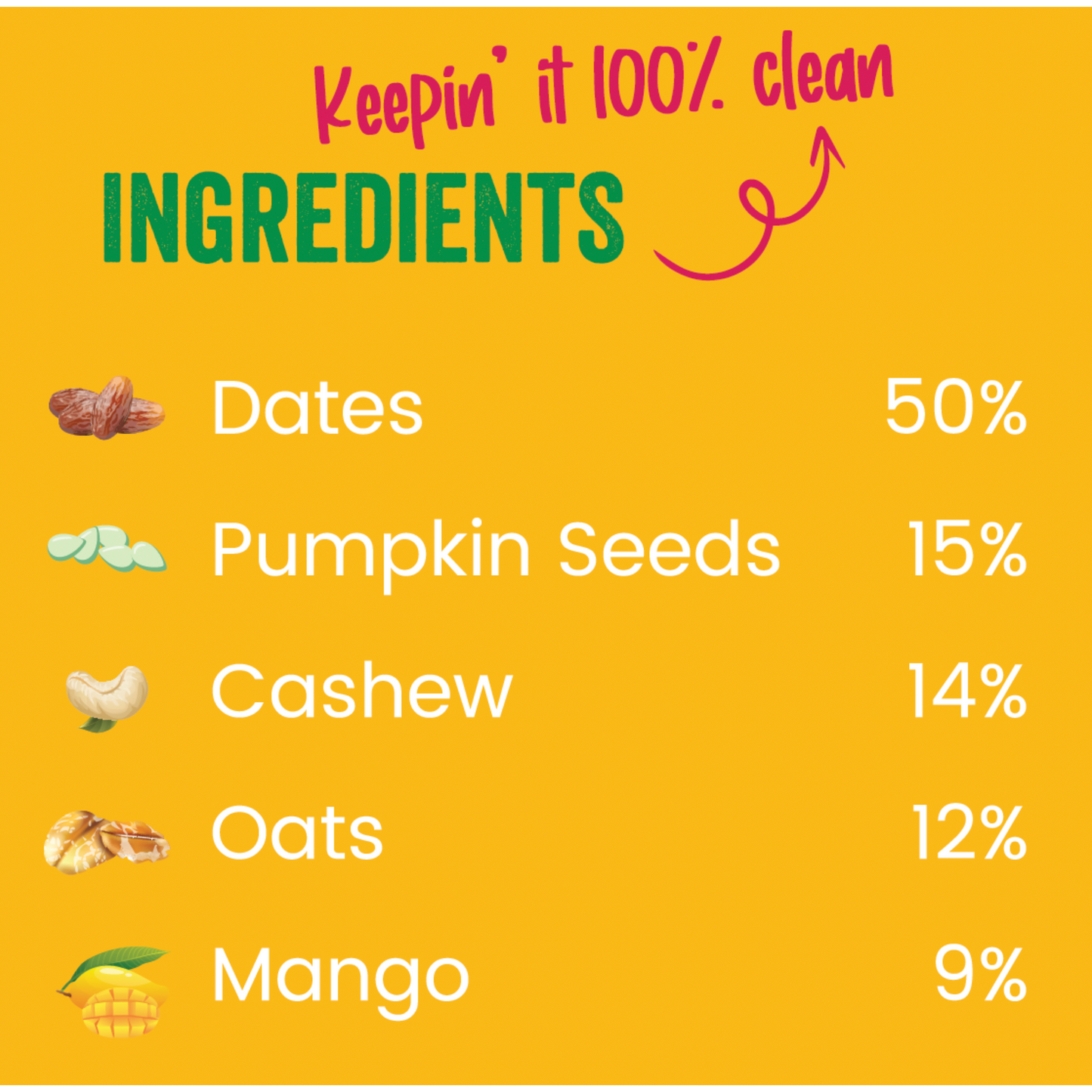 Mashd Mango Energy Bar