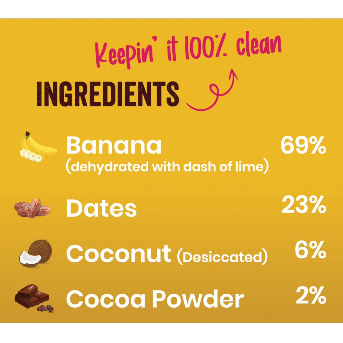 Choco Banana Fruit Bar