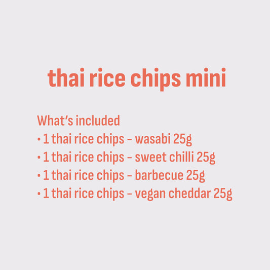 thai rice chips - mini