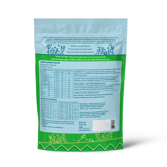 It's Moong Mung Bean & Brown Rice Isolate protein - Avocado tender coconut