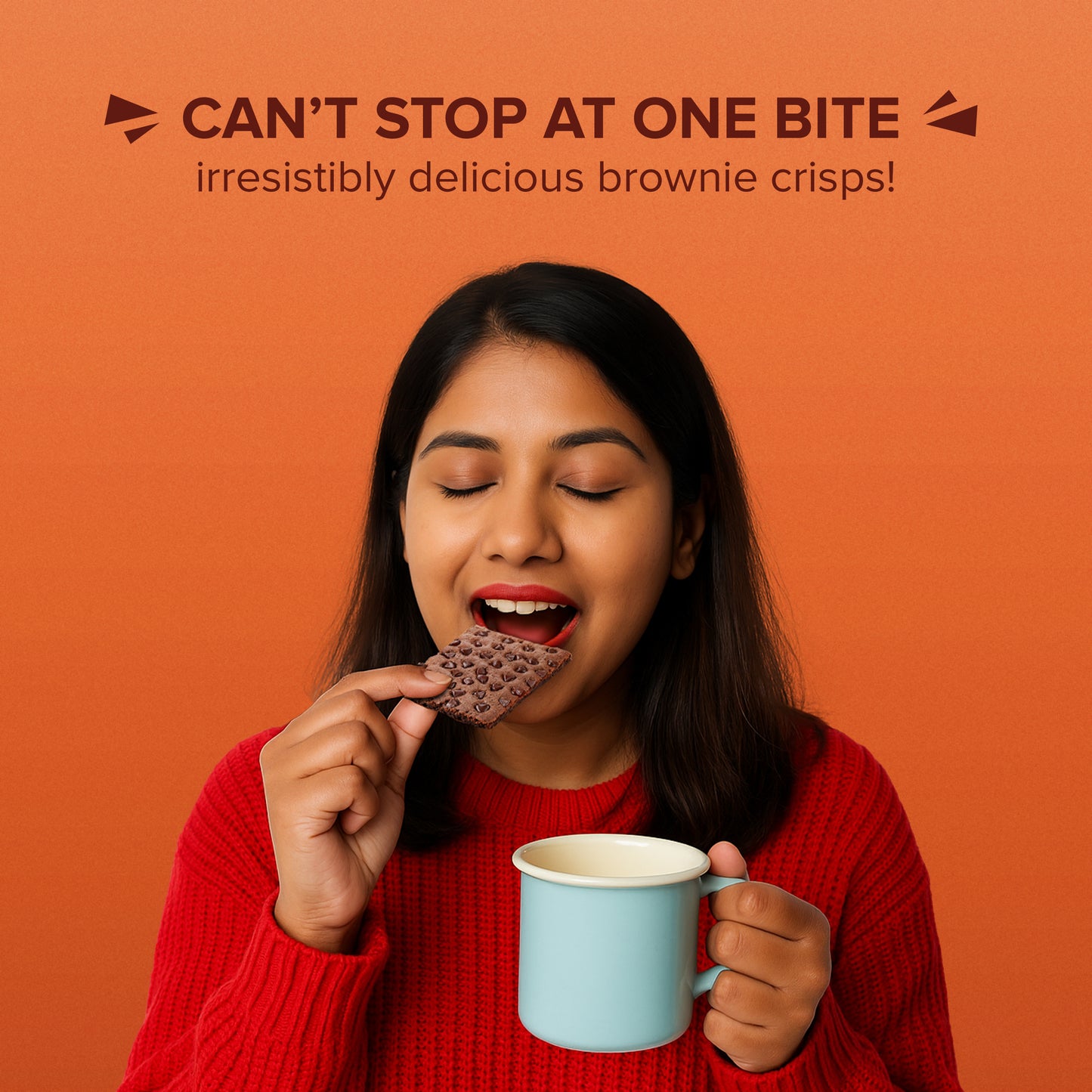 The Recipe Tailor Brownie Crisps - Chocolate Chip (Pack of 3)