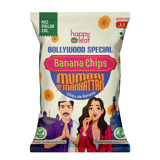 HAPPYLEAF SNACKS Bollywood Special Banana Chips