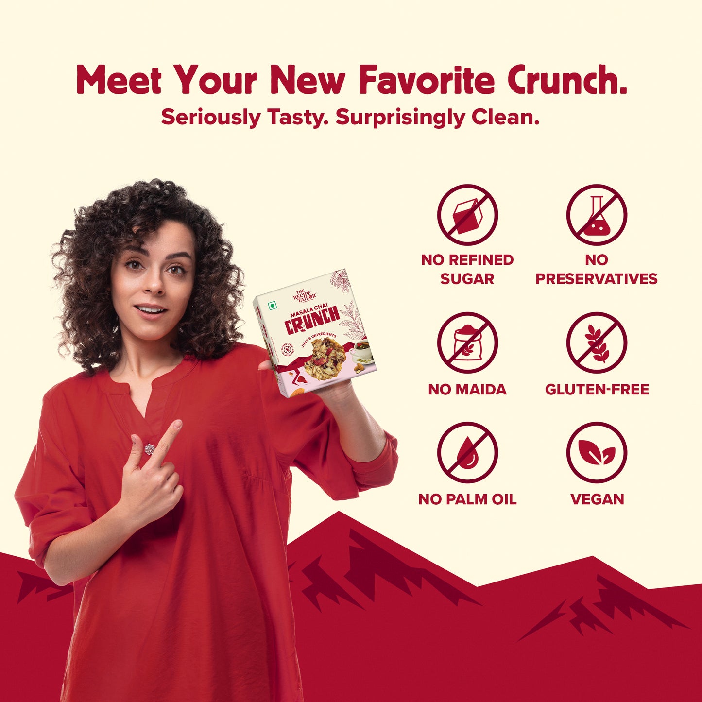 The Recipe Tailor Masala Chai Almond Crunch