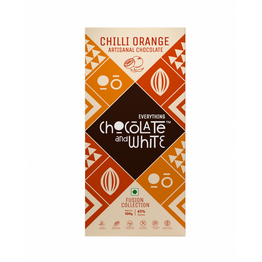 Chocolate and White - Chilli Orange Artisanal Chocolate