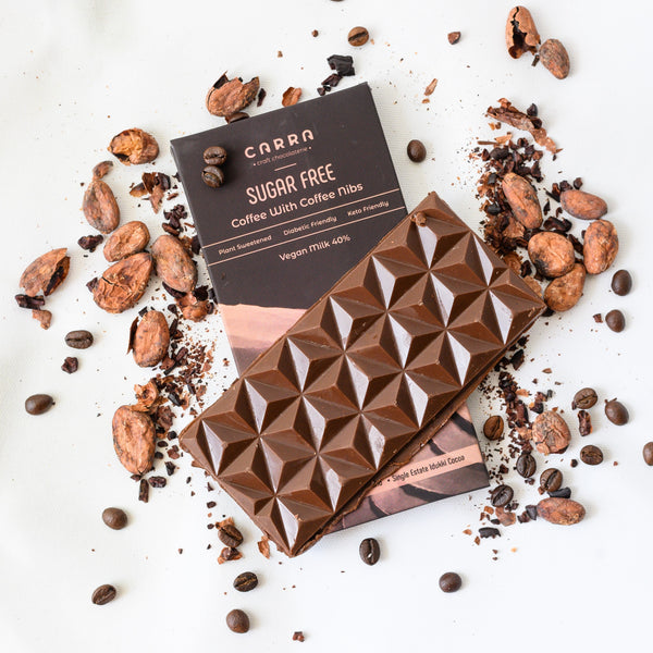 Coffee & Coffee Nibs Milk Chocolate Bar