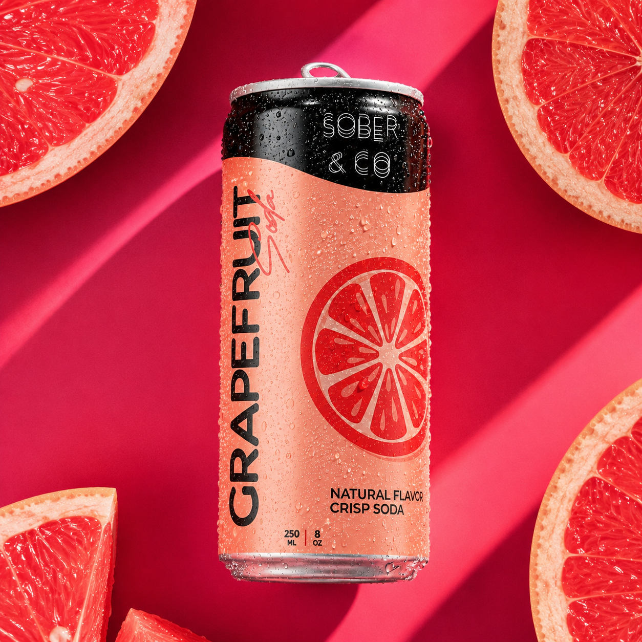 Sober & Co Grapefruit Soda