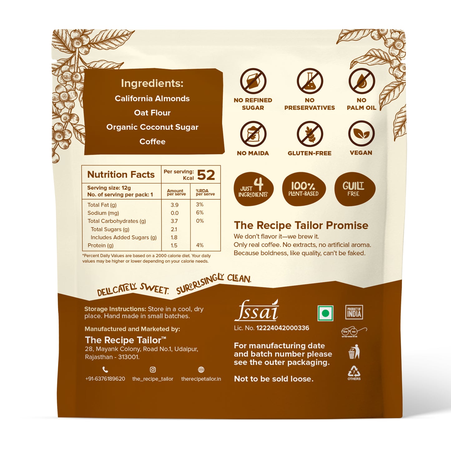 The Recipe Tailor Coffee Almond Crunch