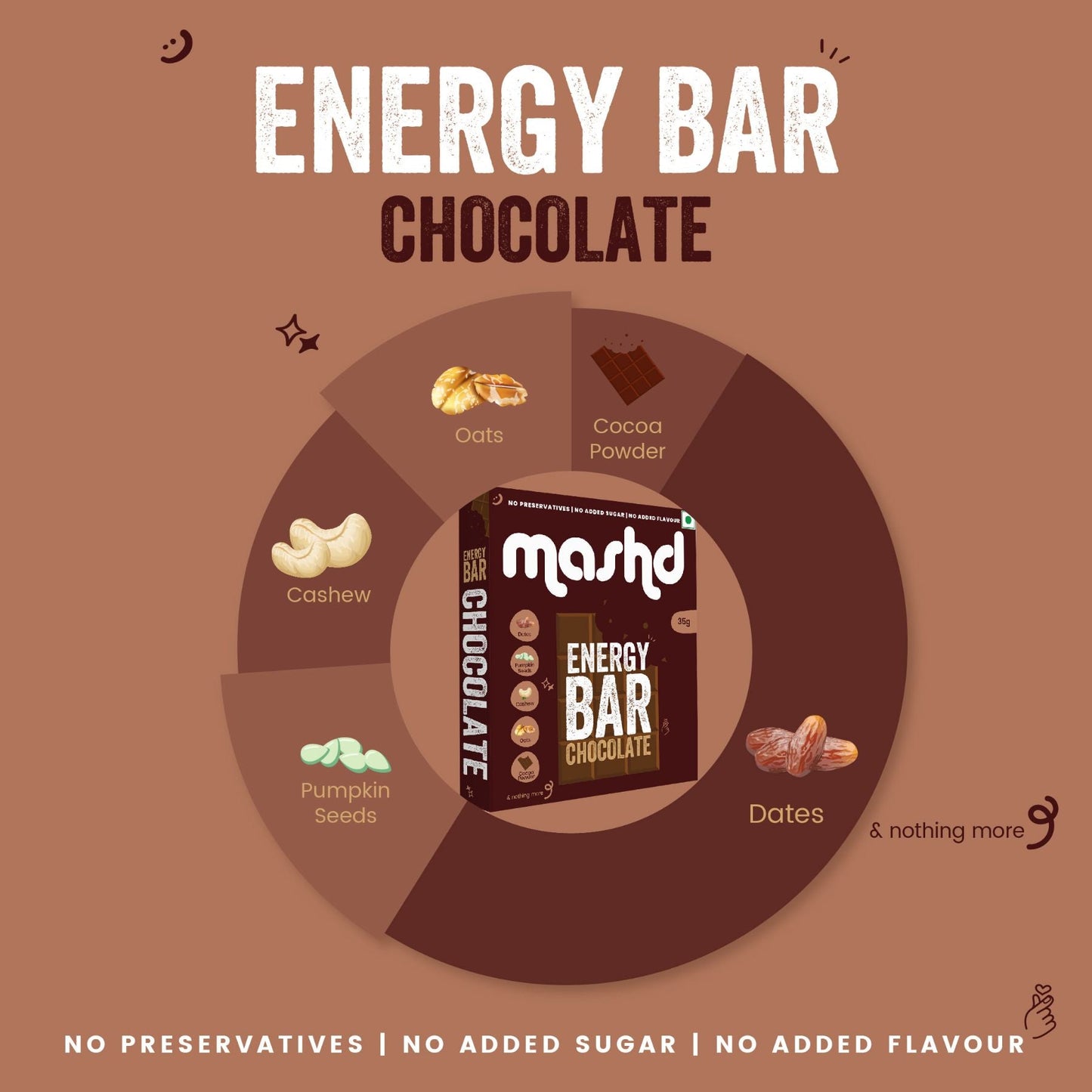 Mashd Chocolate Energy Bar