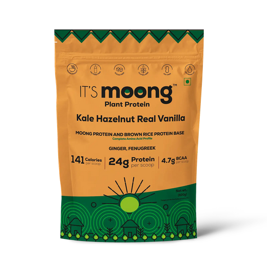 It's Moong Mung Bean & Brown Rice Isolate Protein - Kale Hazelnut Vanilla
