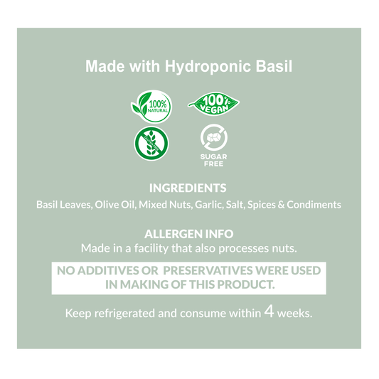 TheGourmetJar Basil Pesto 190g - Shipping only in Delhi NCR