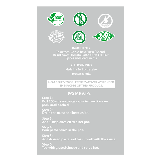Basil Pasta Sauce 390g