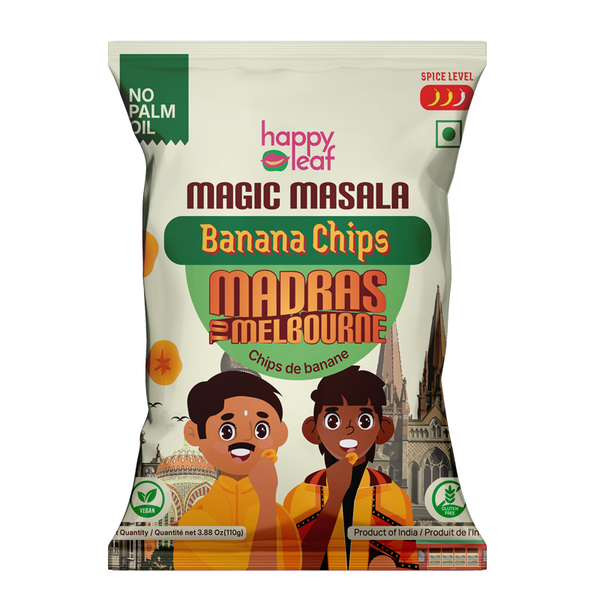 HAPPYLEAF SNACKS Magic Masala Banana chips