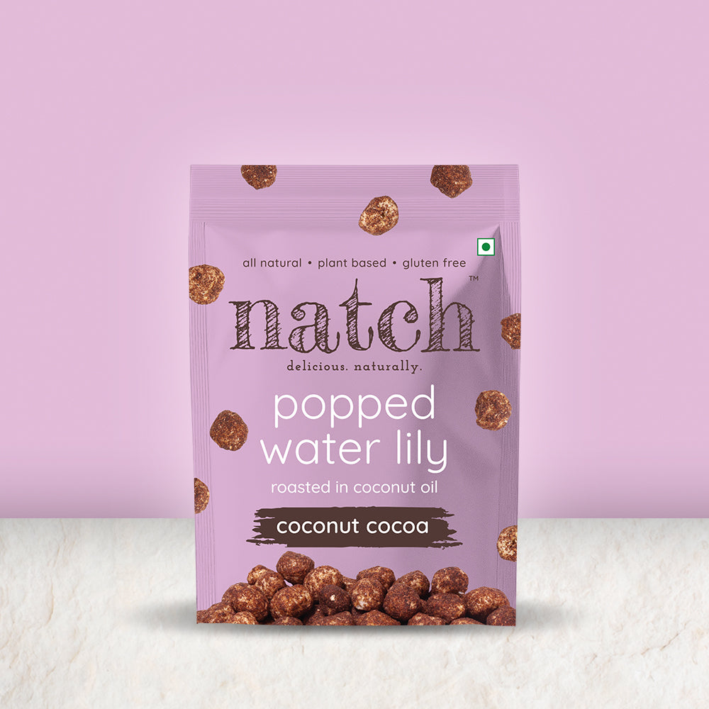 popped water lily - coconut cocoa (45g pack)
