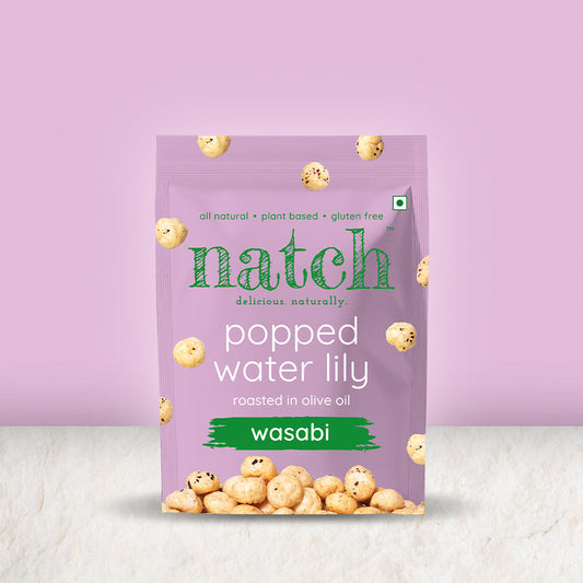 popped water lily - wasabi (45g pack)