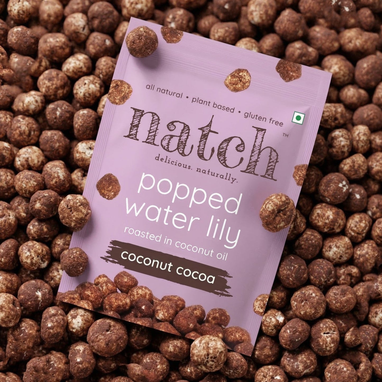 popped water lily - coconut cocoa (45g pack)