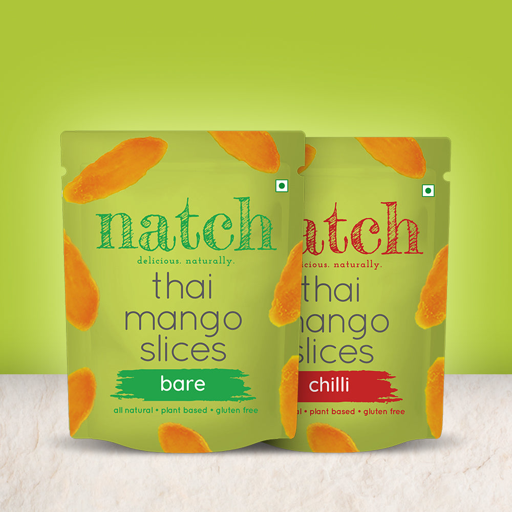 thai mango slices - variety pack (small pack - 60g)