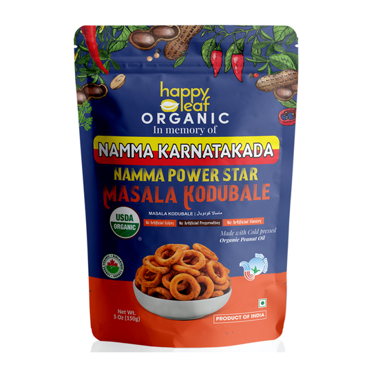 HAPPYLEAF SNACKS Masala Kodabele