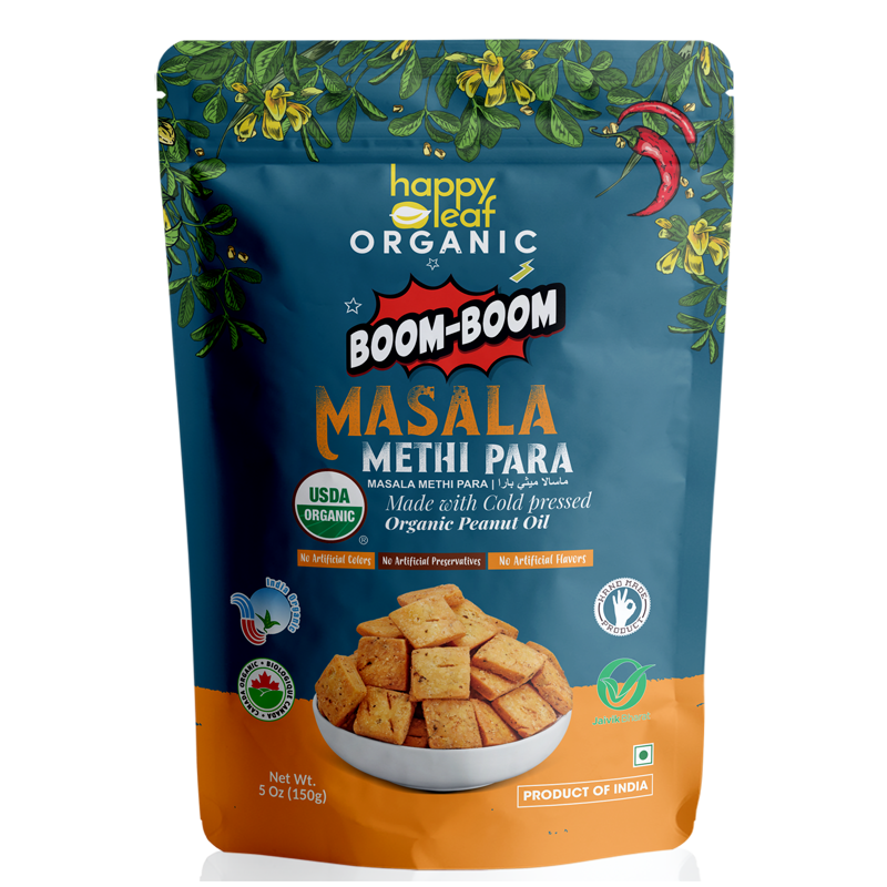 HAPPYLEAF SNACKS Masala Methi Para