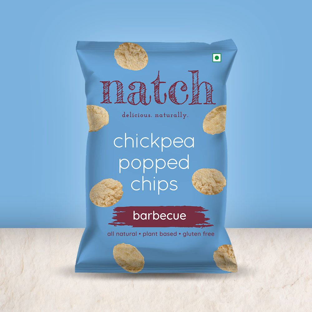 Chickpea Popped Chips BBQ front