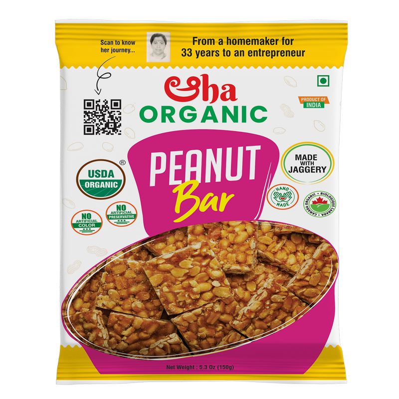 Aaha Snacks Peanut Chikki