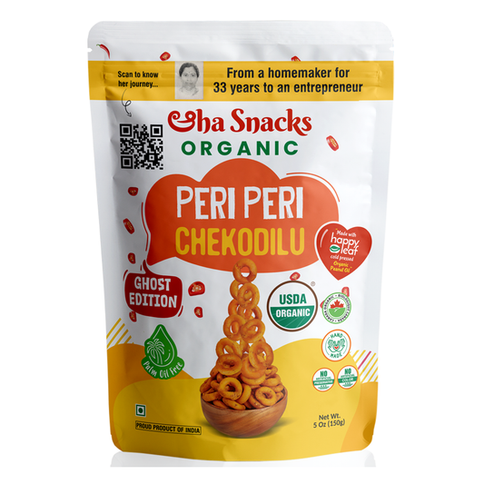 Aaha Snacks Peri Peri Chekodilu