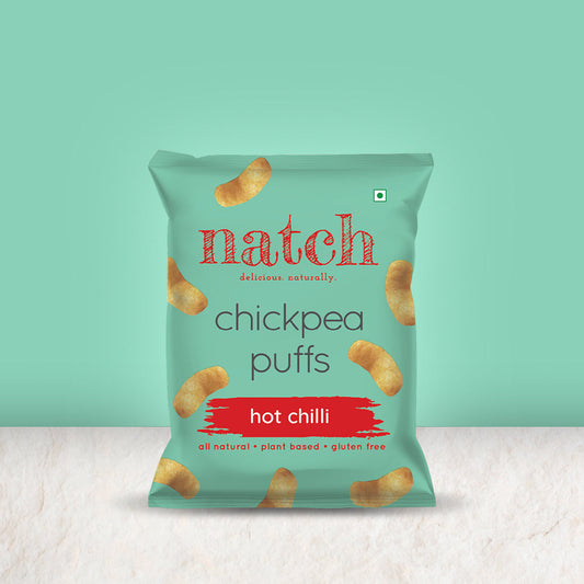 chickpea puffs - hot chilli (pack of 6 - 20g)
