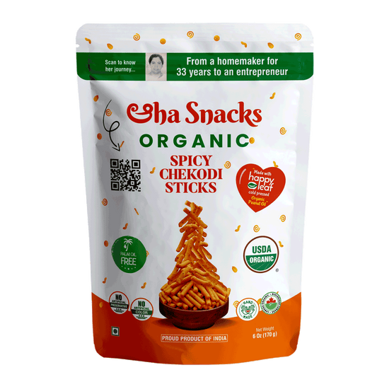 Aaha Snacks Spicy Chekodi Sticks