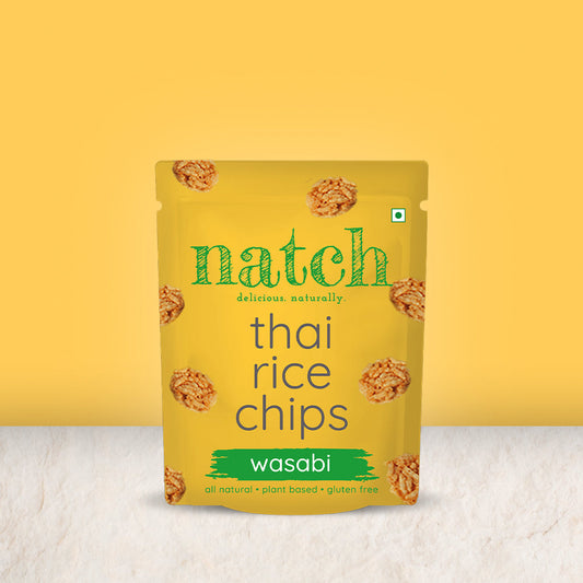thai rice chips - wasabi (small pack - 25g)