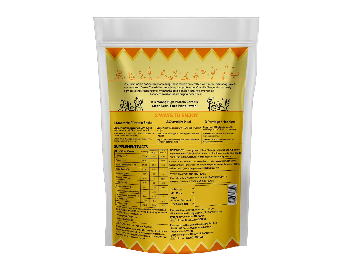 It's Moong High Protein Cereal - Real Alphonso Mango