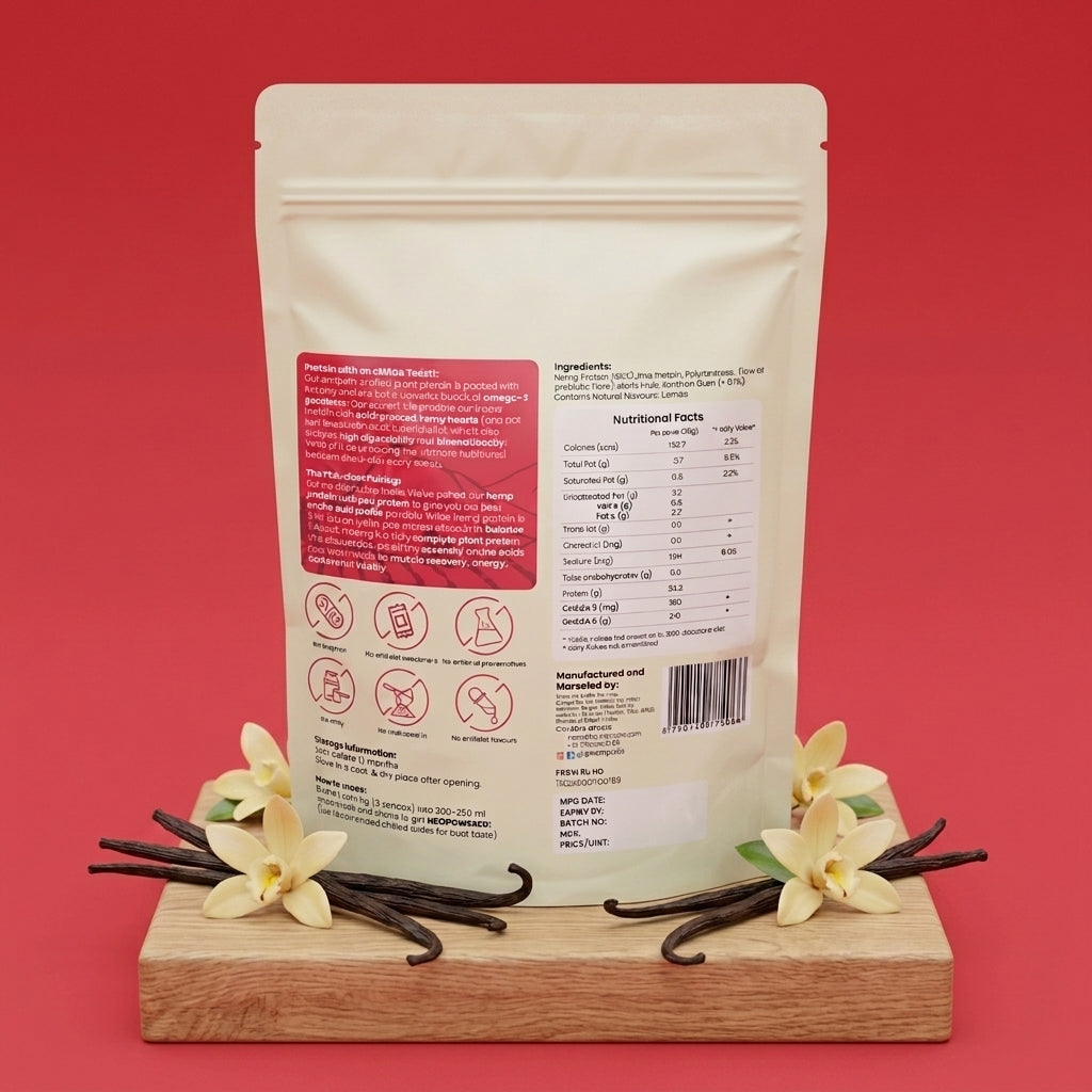 Balanced Plant Protein - Natural Vanilla (Blend of Hemp & Pea)