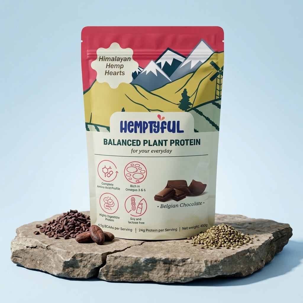Balanced Plant Protein - Belgian Chocolate (Blend of Hemp & Pea)