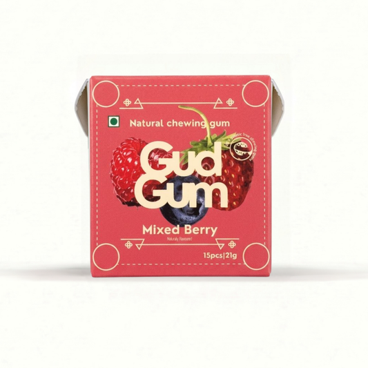 Mixed Berry Gum - full flavour range shot, review before use