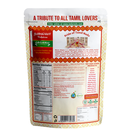 THALAIVAA SNACKS Spicy Masala Peanuts