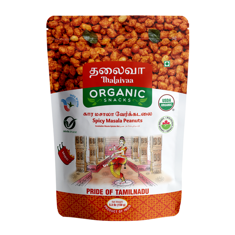 THALAIVAA SNACKS Spicy Masala Peanuts