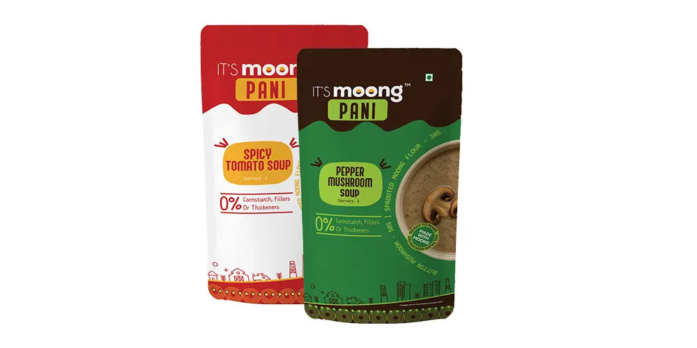 Its Moong Pani (Soups) - Spicy tomato & Pepper mushroom