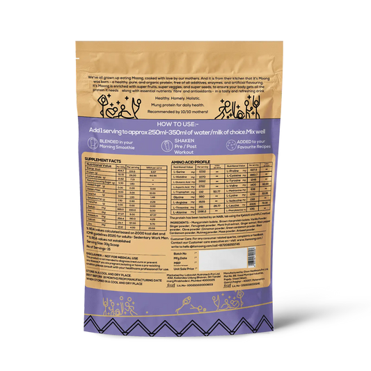 It's Moong Mung Bean & Brown Rice Isolate protein - Vanilla Chai